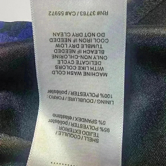 Laundry By Shelli Segal Womens Shift Dress Size Medium Aqua Mod Multicolor - Picture 10 of 13